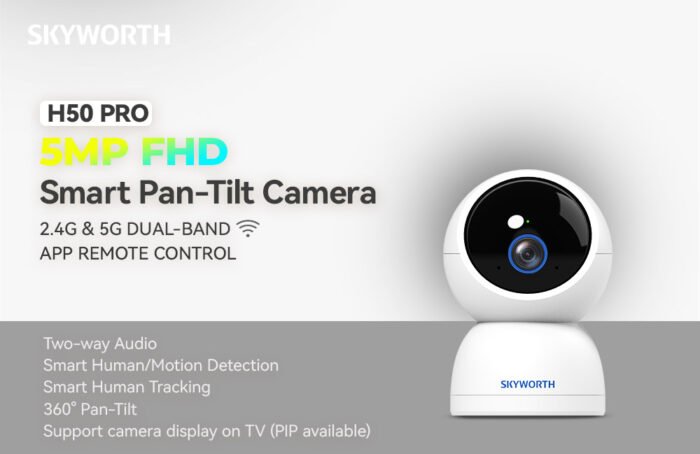 ⁦Skyworth Smart Camera H50 Pro indoor 5MP⁩ - الصورة ⁦2⁩